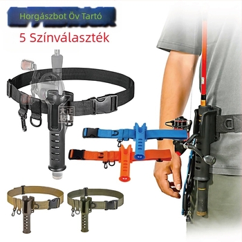 Horgászbot övvel, bottartó derékövvel, horgászfelszerelés horgászdugó, hordozható Luya deréktartó