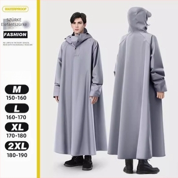 Elektromos autó akkumulátoros autó esőkabát hosszú, emberi autó elválasztására szolgáló, teljes testes esőálló poncsó férfiaknak és nőknek felnőtt kerékpározáshoz