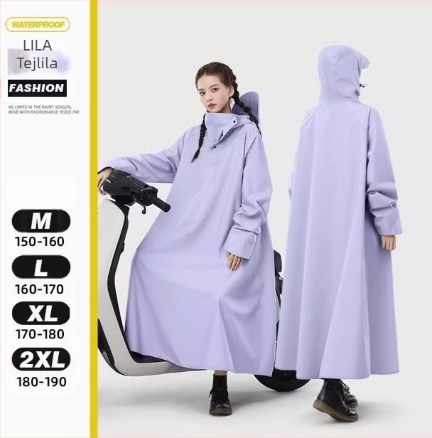 Elektromos autó akkumulátoros autó esőkabát hosszú, emberi autó elválasztására szolgáló, teljes testes esőálló poncsó férfiaknak és nőknek felnőtt kerékpározáshoz