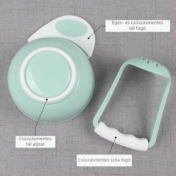 Almapüré étrend-kiegészítő daráló baba kézi étrend-kiegészítő gép bébiétel gyümölcspüré gyerekeknek zöldségpüré daráló tál