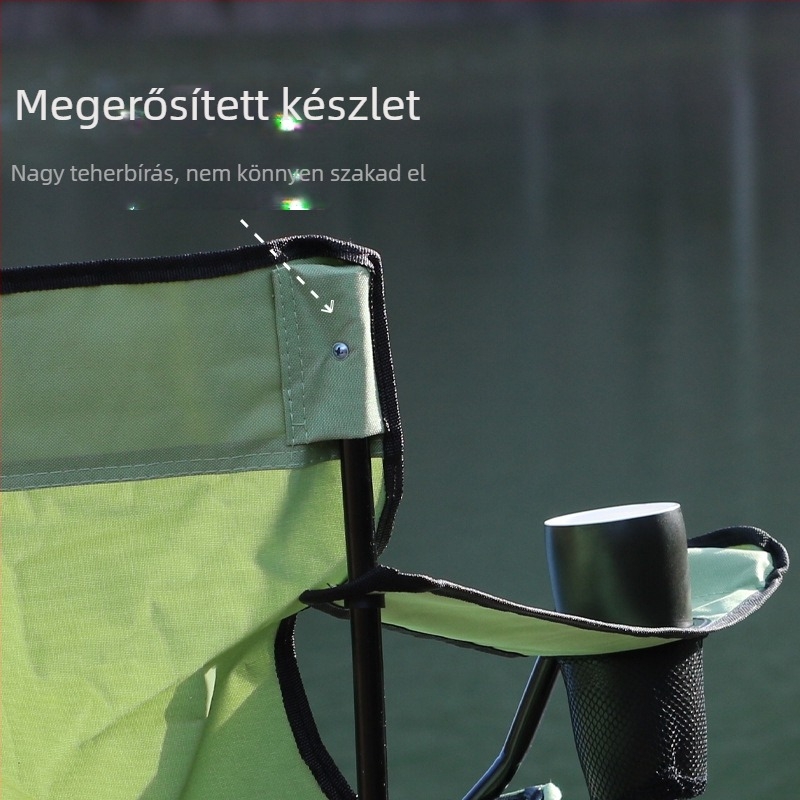 Chen Mu kültéri összecsukható szék kartámasz háttámla horgászat kempingezés piknik strandszék hordozható nagy teherbírású határokon átnyúló robbanások