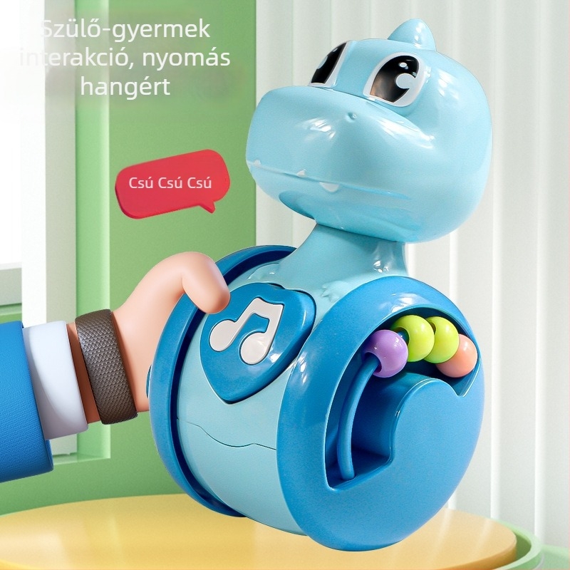 Tolós, őzgerinc színű pohár, babakomfort kirakó, korai nevelés, 3-12 hónapos korig, mászás elsajátítására, 1-3 éves korig, babajátékok