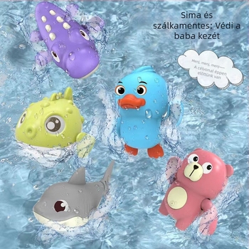Gyerek fürdőjátékok TikTok úszásvíz teknős állat baba fiú lány fürdő fürdőszobai játékok