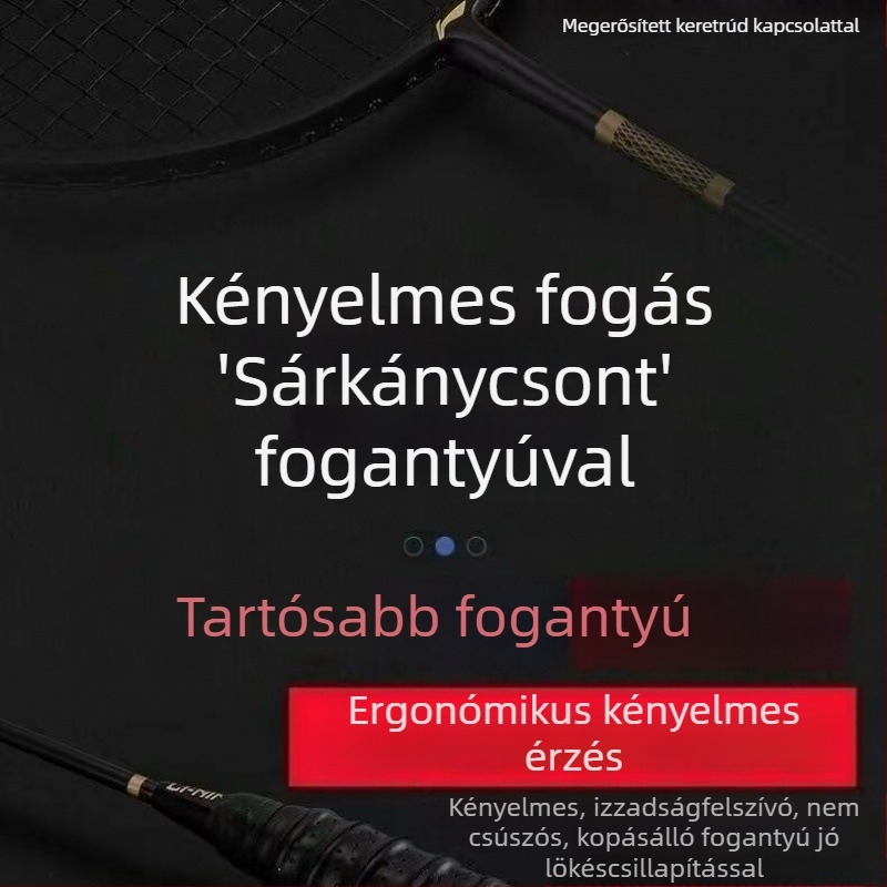 Tollaslabdaütő kompozit karbonból, ultrakönnyű, 4 hüvelykes, egy- és kétágyas ütő szett, tartós, dupla edző ütő, kicsi, fekete, felnőtteknek, támadó típus