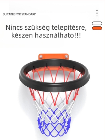 Hordozható PU kosárlabdaháló keret beltéri és kültéri levehető professzionális kosárlabdaháló hordozható háló levehető háló keret