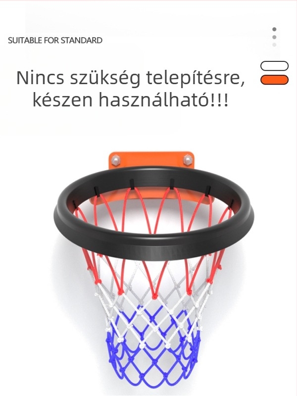 Hordozható PU kosárlabdaháló keret beltéri és kültéri levehető professzionális kosárlabdaháló hordozható háló levehető háló keret