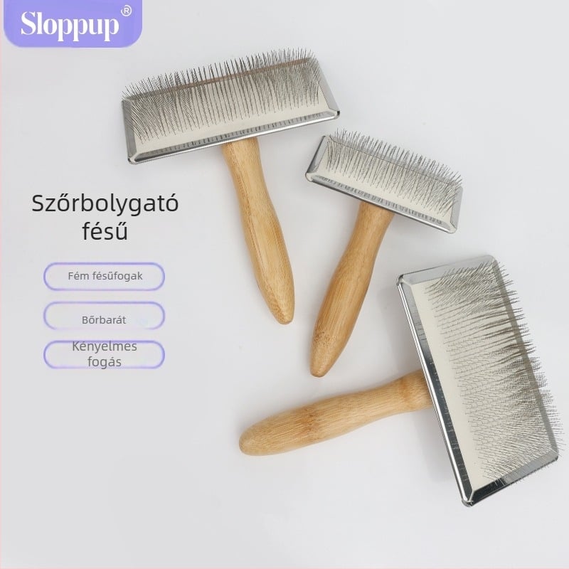 Kisállat fésű, Kutyaápolás Speciális Tűfésű, Macska fésű, Macskaszőrtelenítő Kefe, Macskafésű, Kutya fésű, Szőrfésű