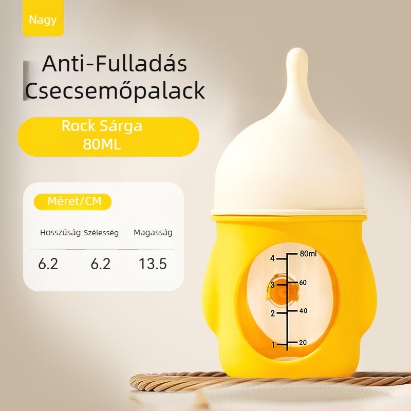 Új kisállat-palack bionikus fulladásgátló újszülött kölyökkutyák szilikon palack tejivó mérleg kellékek