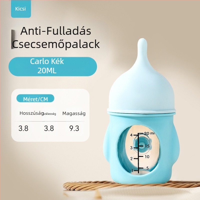 Új kisállat-palack bionikus fulladásgátló újszülött kölyökkutyák szilikon palack tejivó mérleg kellékek