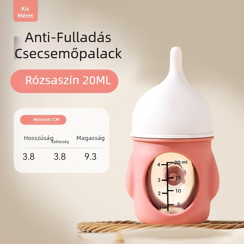 Új kisállat-palack bionikus fulladásgátló újszülött kölyökkutyák szilikon palack tejivó mérleg kellékek