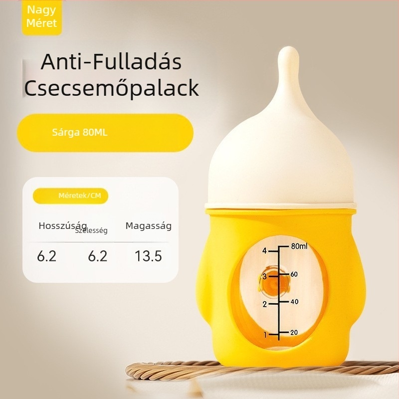 Új kisállat-palack bionikus fulladásgátló újszülött kölyökkutyák szilikon palack tejivó mérleg kellékek
