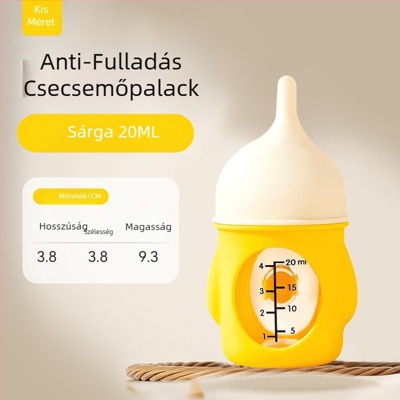 Új kisállat-palack bionikus fulladásgátló újszülött kölyökkutyák szilikon palack tejivó mérleg kellékek