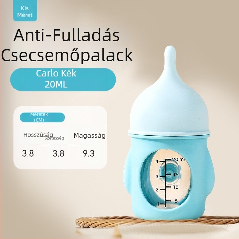 Új kisállat-palack bionikus fulladásgátló újszülött kölyökkutyák szilikon palack tejivó mérleg kellékek