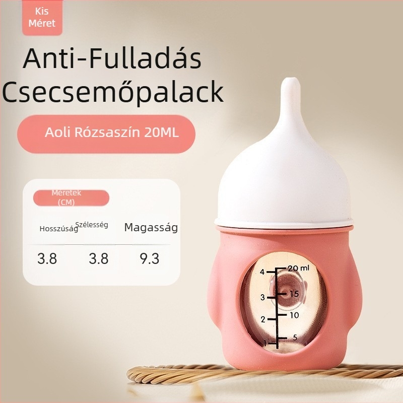 Új kisállat-palack bionikus fulladásgátló újszülött kölyökkutyák szilikon palack tejivó mérleg kellékek