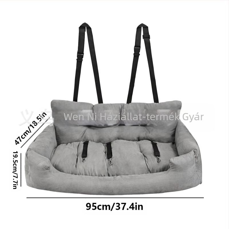 Határokon átnyúló, nagy forgalmú autósülés-kisállatpárna, autóba való másodpilóta-autós fészek, kültéri macska- és kutyafészek/ketrec/matrac dropshipping