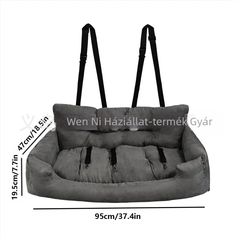 Határokon átnyúló, nagy forgalmú autósülés-kisállatpárna, autóba való másodpilóta-autós fészek, kültéri macska- és kutyafészek/ketrec/matrac dropshipping