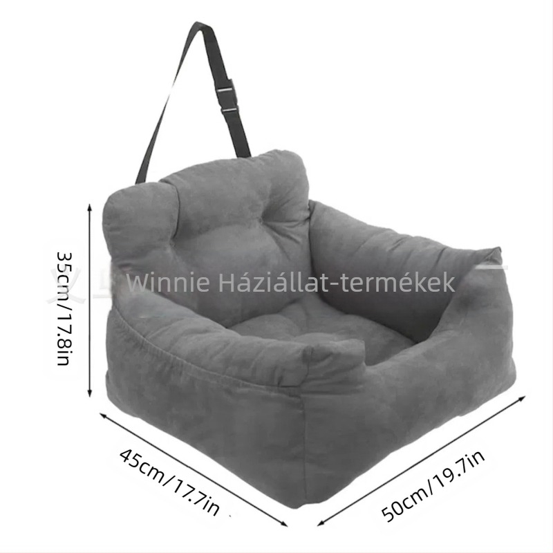 Határokon átnyúló, nagy forgalmú autósülés-kisállatpárna, autóba való másodpilóta-autós fészek, kültéri macska- és kutyafészek/ketrec/matrac dropshipping