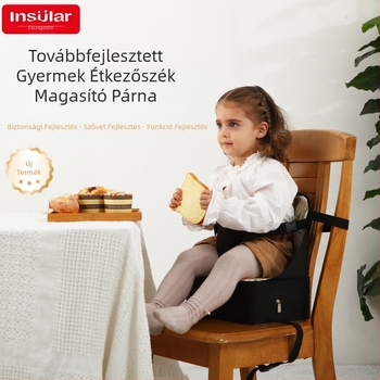 Amazon hordozható vízálló összecsukható gyerekülés, magasított párna, baba étkezőszék, magasított párna, határokon átnyúló
