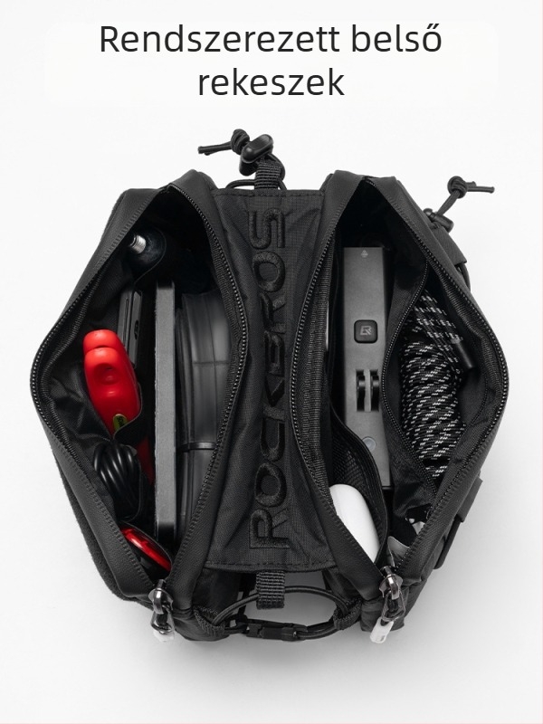 Locke Brothers kerékpártáska, első táska, felső csőtáska, hegyi útra való autós nyeregtáska, felfüggesztett rögzítésű kerékpárfelszerelés