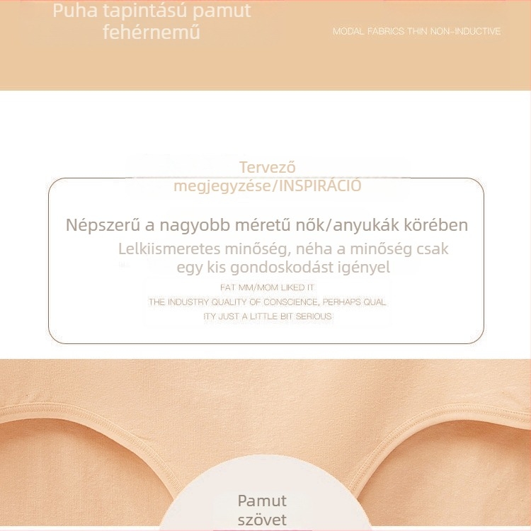 Extra nagy méretű alsónemű nőknek 100-150 kg-os anyuka alsónadrág tiszta pamut plusz zsír nagyított szülés utáni zsír mm nadrág extra nagy