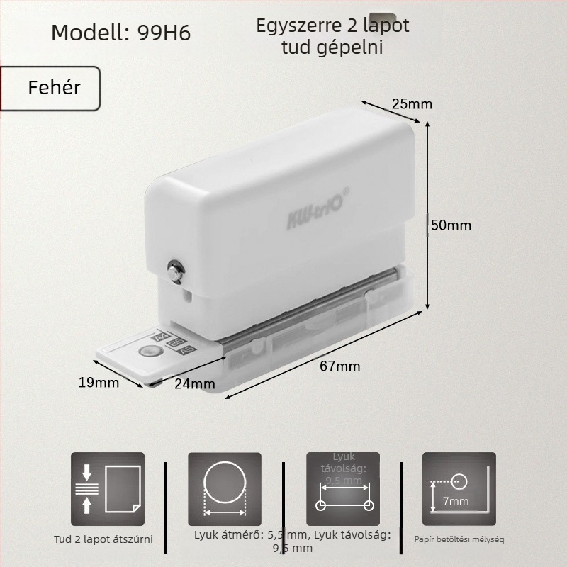 Kiváló többlyukú lyukasztót kaphat A4-es papírhoz, 30 lyukú lyukasztót, 26 lyukú B5-ös kivehető lapú irattartót