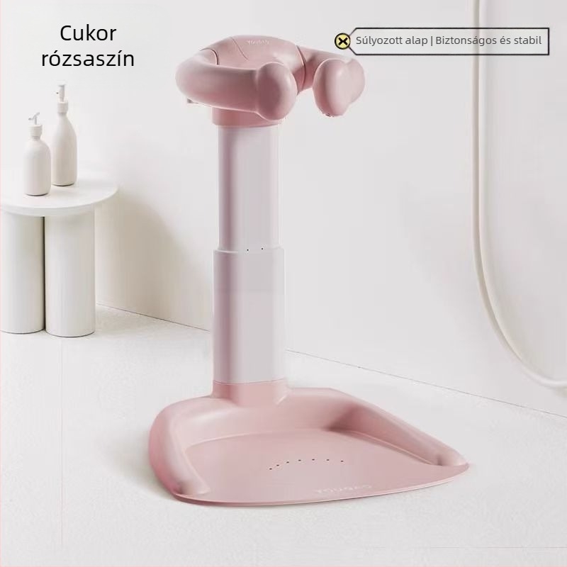 Csecsemő függőleges zuhany, baba álló fürdő, műtárgy, esésgátló és csúszásgátló, kisgyermek popsimosó zuhanytartó keret