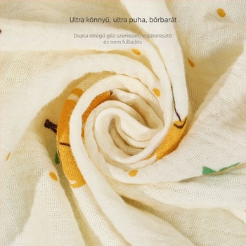 Újszülött babahordozó egy- és kétrétegű tiszta pamut géz babahordozó pólya újszülött szülőszobai pólya nyári vékony stílus