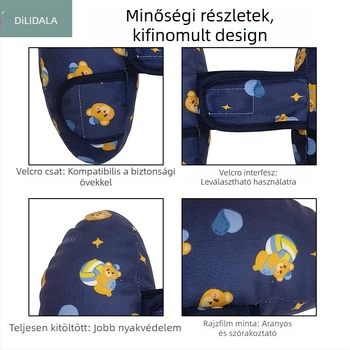 Autó Gyermekpárna Nyakpárna Hátsó Üléspárna Hosszú távú önvezető Szükséges Autó Alvó Műtárgy Autó