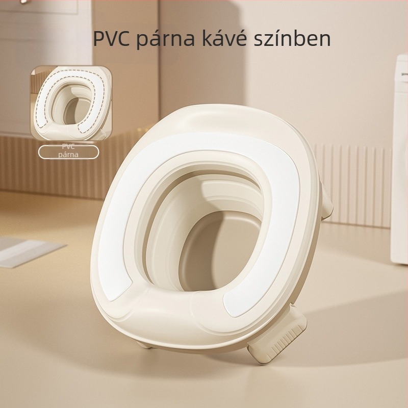 Baba kültéri hordozható WC-ülés Baba autó vészhelyzeti mobil WC hordozható gyermek összecsukható WC
