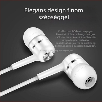 Eredeti platina fejhallgató kábel Oppo Huawei Vivo mobiltelefon fejhallgatóhoz, aranyos koreai verzió, lányoknak karaoke mikrofonnal