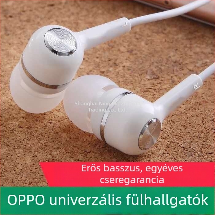 Eredeti platina fejhallgató kábel Oppo Huawei Vivo mobiltelefon fejhallgatóhoz, aranyos koreai verzió, lányoknak karaoke mikrofonnal