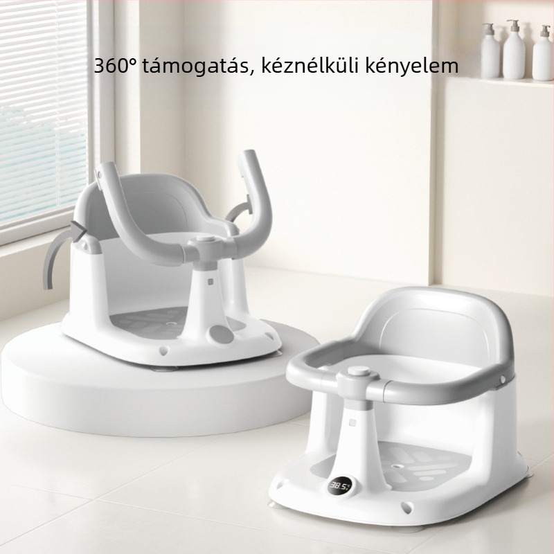 CrossBorder baba fürdőszék, csecsemő fürdőkád relaxfotel, ülőkádas szék, gyermek ülést tanuló szék, csúszásmentes fürdőszék