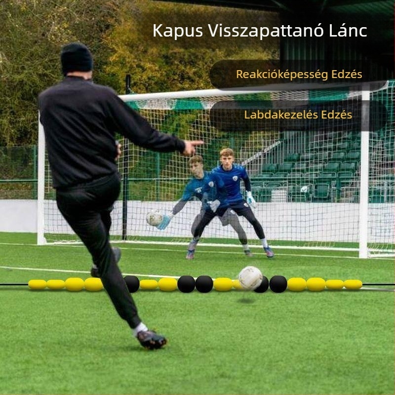 Reakciós hálóajtó érzékeny visszapattanó foci edzőfelszerelés lánc edzés visszapattanó visszapattanó fog edzi a kapust