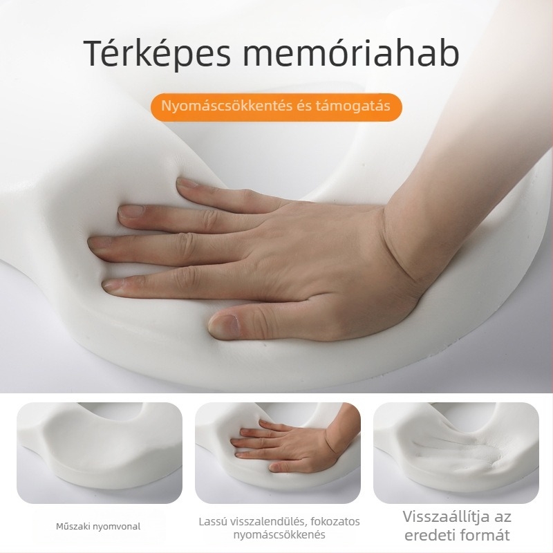 Memóriahabos aranyérpárna, nem összeomló, üreges, lélegző szék fenékpárna, gyönyörű fenék, farokcsigolya, farokcsigolya fenék üléspárna