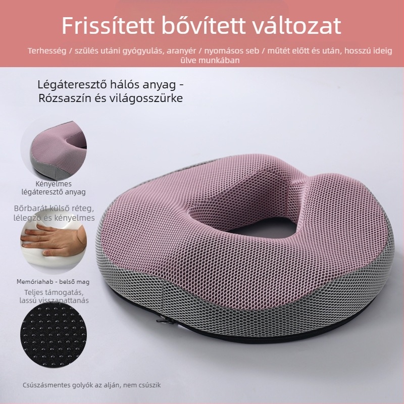 Memóriahabos aranyérpárna, nem összeomló, üreges, lélegző szék fenékpárna, gyönyörű fenék, farokcsigolya, farokcsigolya fenék üléspárna