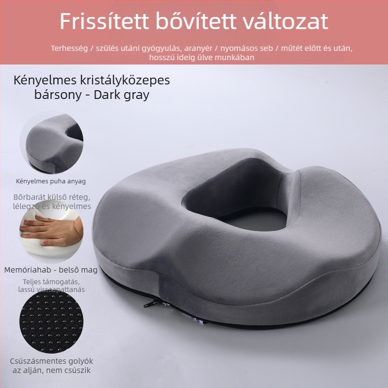 Memóriahabos aranyérpárna, nem összeomló, üreges, lélegző szék fenékpárna, gyönyörű fenék, farokcsigolya, farokcsigolya fenék üléspárna