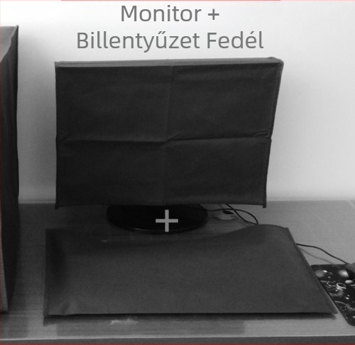 Számítógép-burkolat asztali porvédő 32 19 22 24 27 29 hüvelykes LCD-gazdagép-burkolat szövet billentyűzetvédő