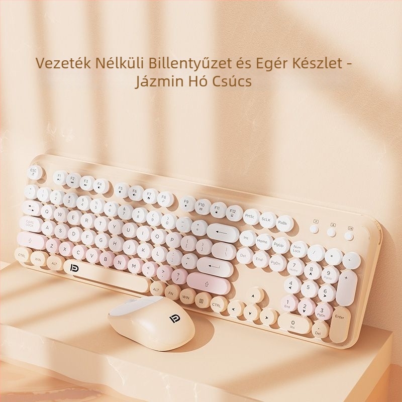 Forerunner V96 vezeték nélküli billentyűzet, egér, mechanikus, némított, notebook, külső, női, irodai, punk