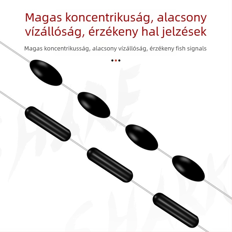 Gumi horgász úszódugó Space Bean 100 Group Competitive fekete egyenes oszlop olívazöld ömlesztett horgászfelszerelés nagykereskedelem