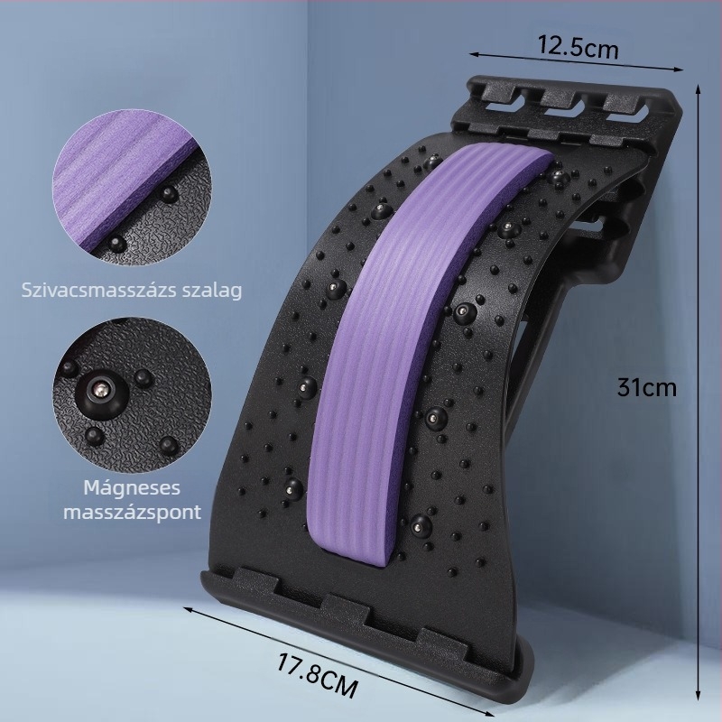 Ágyéki nyugtató eszköz otthoni hátkorrekció ágyéki nyújtó derékmasszírozó jóga fitneszszőnyeg nagykereskedelem