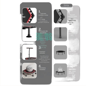 Xsz trambulin felnőtt gyermekeknek beltéri otthoni ugróágy edzőterem felnőtt gyermekek dörzsölőágy fogyás fitnesz