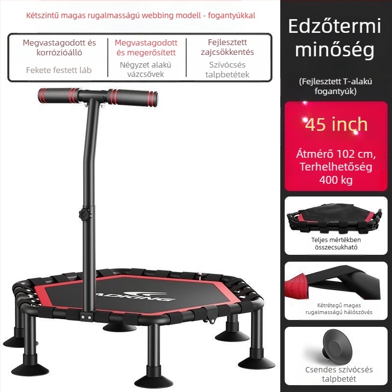 Xsz trambulin felnőtt gyermekeknek beltéri otthoni ugróágy edzőterem felnőtt gyermekek dörzsölőágy fogyás fitnesz