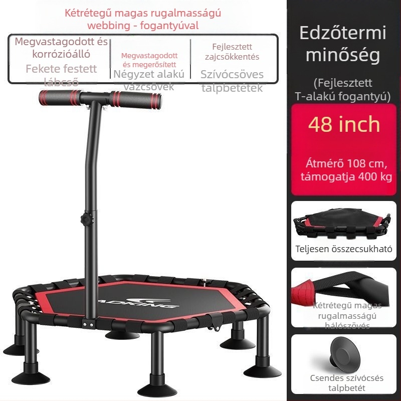 Xsz trambulin felnőtt gyermekeknek beltéri otthoni ugróágy edzőterem felnőtt gyermekek dörzsölőágy fogyás fitnesz
