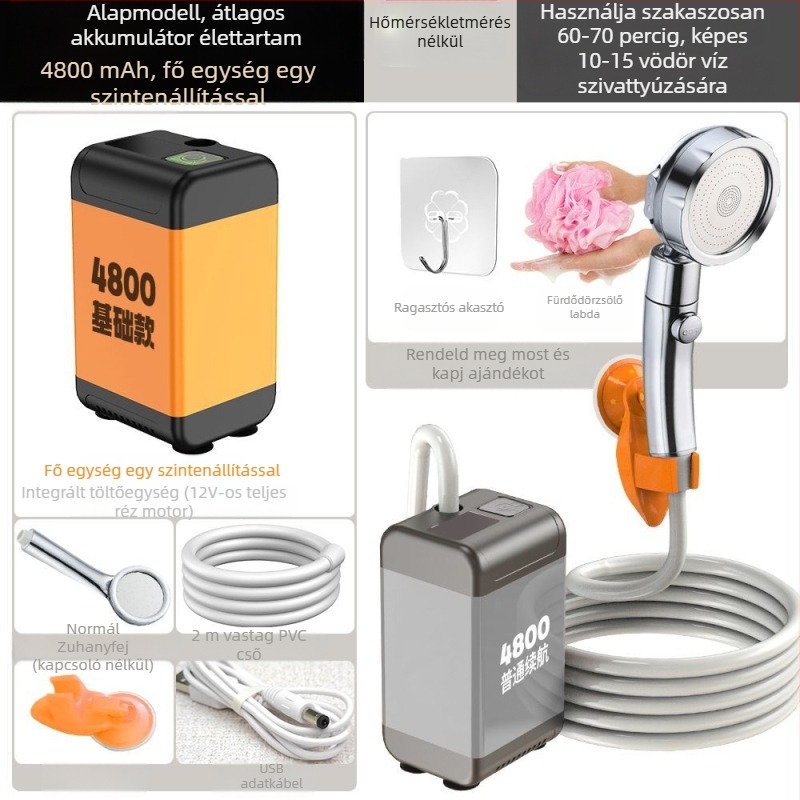 Dugómentes vidéki egyszerű zuhanyzók építési terület kültéri főiskolai hallgatók kollégiumi fürdő műtárgy újratölthető háztartási zuhany