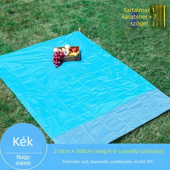 Kültéri piknikszőnyeg, strandszőnyeg, zsebes kempingszőnyeg, tengerparti hordozható összecsukható strandvédő szőnyeg, dropshipping