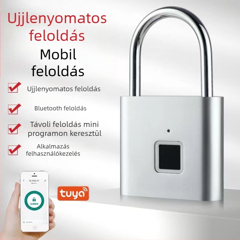 Kültéri tároló ujjlenyomat-lakat Forrás Gyártó Közvetlen értékesítés Bluetooth ujjlenyomat-zár Ujjlenyomat-lakat