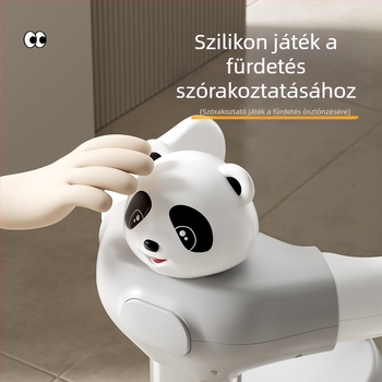 Baba álló fürdőkád állvány, állítható fürdőkád állvány, összecsukható gyerek fürdőkád állvány, amely ülhet és állhat is