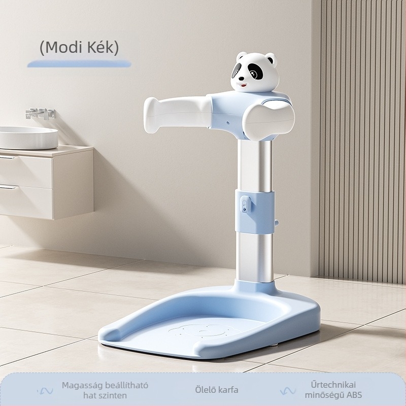 Baba álló fürdőkád állvány, állítható fürdőkád állvány, összecsukható gyerek fürdőkád állvány, amely ülhet és állhat is