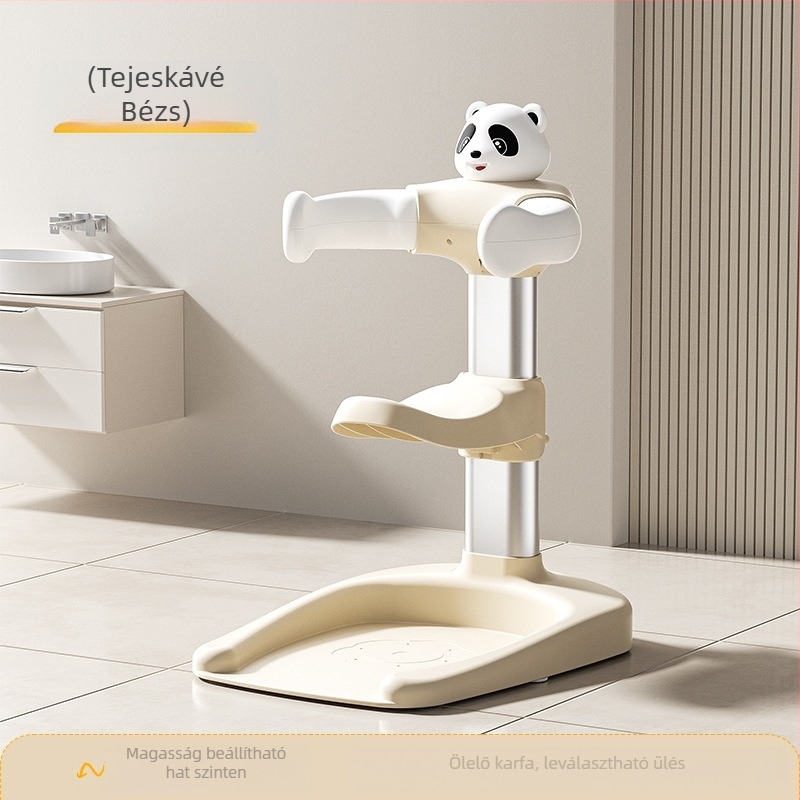 Baba álló fürdőkád állvány, állítható fürdőkád állvány, összecsukható gyerek fürdőkád állvány, amely ülhet és állhat is
