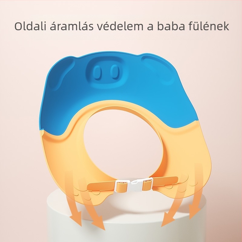 Baba malac hajmosó sapka gyermek hajmosó műtárgy vízzáró sapka hajmosó fülvédő baba zuhany sapka nagykereskedelem
